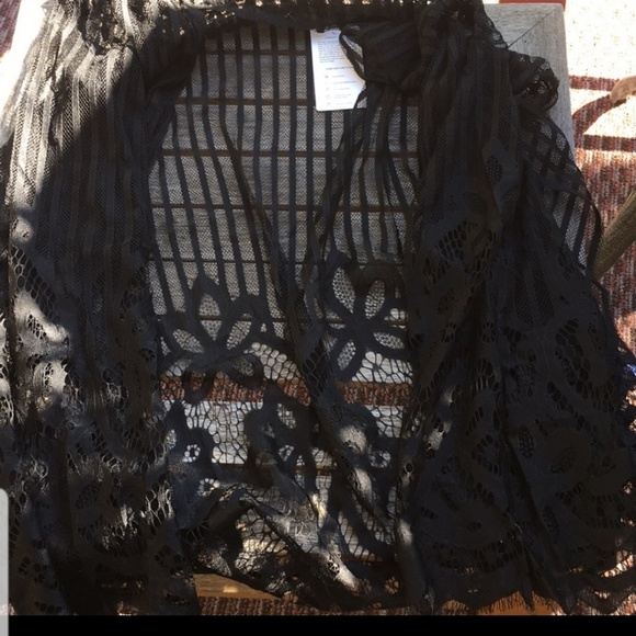 Black Crochet Cover - **ONLY 1 SMALL LEFT!!** - Picture 5 of 6